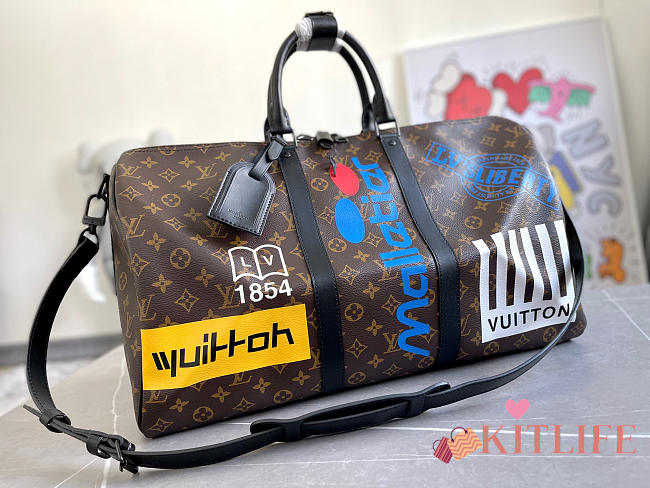 Kitlife Louis Vuitton KEEPALL BANDOULIÈRE 50 Monogram  - M44642 - 50 x 29 x 23 cm - 1