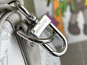 Kitlife Louis Vuitton KEEPALL BANDOULIÈRE 50 Monogram White - M 44643 - 50 x 29 x 23 cm - 3
