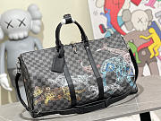 Kitlife Keepall Louis Vuitton Keepall 50B Damier Graphite Canva - N45281 - 50 x 29 x 23 cm - 1