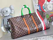 Kitlife Louis Vuitton KEEPALL BANDOULIÈRE 50 Monogram Canvas Neon trim - M59661 - 55 x 31 x 26 cm - 5