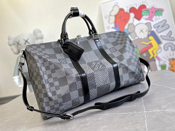 Kitlife Louis Vuitton Keepall Bandoulière 50 Damier Graphite - N50016 - 50 x 29 x 23