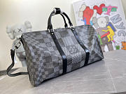 Kitlife Louis Vuitton Keepall Bandoulière 50 Damier Graphite - N50016 - 50 x 29 x 23 - 4