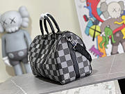 Kitlife Louis Vuitton Keepall Bandoulière 45 Damier checkerboard pattern in black and grey - N80404 - 45 x 27 x 20 cm - 6