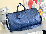 Kitlife Louis Vuitton Keepall Bandoulière 50 Navy Blue discreet charm - M45731 - 50.0 x 29.0 x 23.0cm - 1