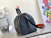 Kitlife Louis Vuitton Keepall Bandouliere 45 Damier Cobalt Race - N40166 - 45.0 x 27.0 x 20.0 cm - 5
