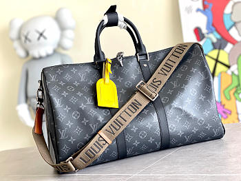 Kitlife Louis Vuitton Keepall Bandoulière 45 Monogram Eclipse - M40569 - 45.0 x 27.0 x 20.0 cm