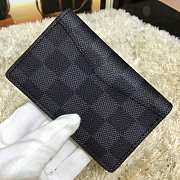 Kitlife Louis Vuitton Pocket Oganizer Damier Graphite Canvas Wallet - 7.5 x 11 x 1 cm - 4