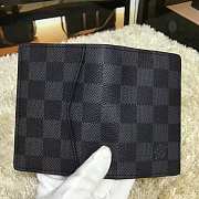 Kitlife Louis Vuitton Pocket Oganizer Damier Graphite Canvas Wallet - 7.5 x 11 x 1 cm - 5