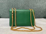 Kitlife Valentino ONE STUD NAPPA BAG WITH CHAIN Green Gold Hardware - 19x14x11cm - 5