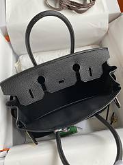 Kitlife Hermes Birkin Togo Leather Black Gold Hardware - 25x20x13 cm - 2