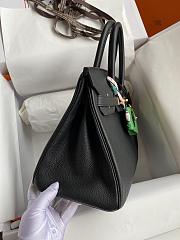 Kitlife Hermes Birkin Togo Leather Black Gold Hardware - 25x20x13 cm - 4