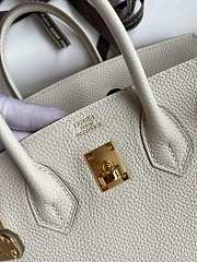 Kitlife Hermes Birkin Togo Leather Gris Perle Gold Hardware - 25x20x13 cm - 6