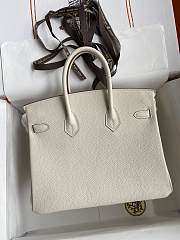 Kitlife Hermes Birkin Togo Leather Gris Perle Gold Hardware - 25x20x13 cm - 4