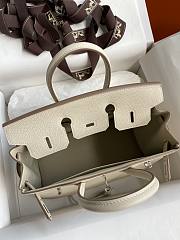 Kitlife Hermes Birkin Togo Leather Gris Perle Silver Hardware - 25x20x13 cm - 4