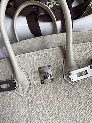 Kitlife Hermes Birkin Togo Leather Gris Perle Silver Hardware - 25x20x13 cm - 2