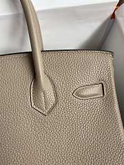 Kitlife Hermes Birkin Togo Leather Etoupe Grey Gold Hardware - 25x20x13 cm - 2