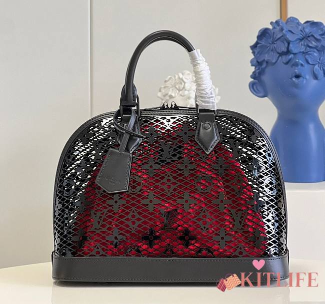 Kitlife Louis Vuitton Alma PM Black Patent Cakfskin - M20355 - 32 x 25 x 16 cm - 1