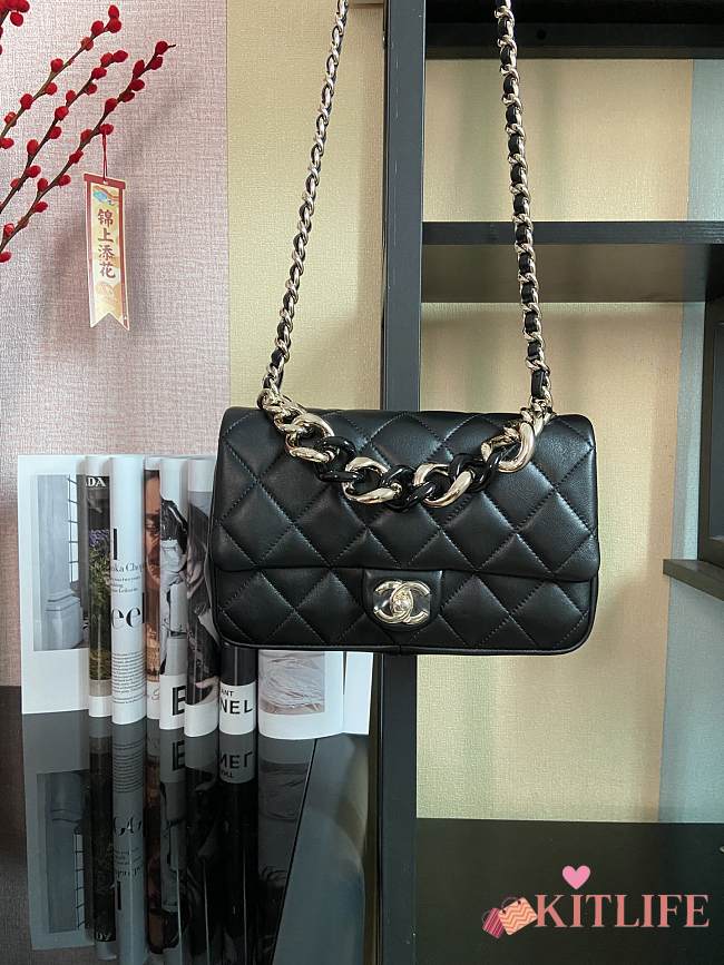 Kitlife Chanel Cruise Black Flap Bag - AS1354 - 16*24*6cm - 1