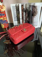 Kitlife Chanel Cruise Red Flap Bag - AS1354 - 16*24*6cm - 5