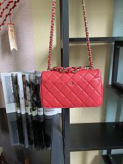 Kitlife Chanel Cruise Red Flap Bag - AS1354 - 16*24*6cm - 3