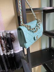 Kitlife Chanel Cruise Light Blue Flap Bag - AS1354 - 16*24*6cm - 6