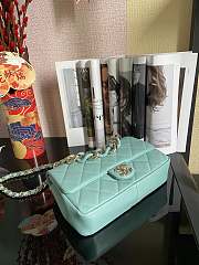 Kitlife Chanel Cruise Light Blue Flap Bag - AS1354 - 16*24*6cm - 5