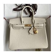 Kitlife Hermes Birkin Togo Leather Gris Perle Gold Hardware - 25x20x13 cm - 1