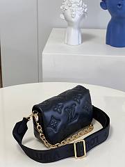 Kitlife Louis Vuitton Wallet on Strap Black Bubblegram - M81398 - 20x12x6cm - 5