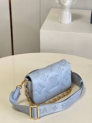 Kitlife Louis Vuitton Wallet on Strap Blu Glacier Bubblegram - M81398 - 20x12x6cm - 6