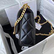 Kitlife Chanel Flap Black Bag - AS3114 - 21×14.5×5cm - 2
