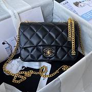 Kitlife Chanel Flap Black Bag - AS3114 - 21×14.5×5cm - 1
