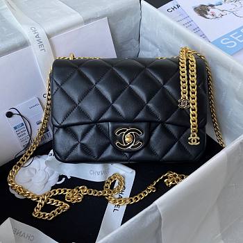 Kitlife Chanel Flap Black Bag - AS3114 - 21×14.5×5cm