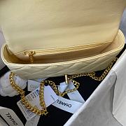 Kitlife Chanel Flap Light Yellow Bag - AS3114 - 21×14.5×5cm - 6