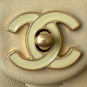 Kitlife Chanel Flap Light Yellow Bag - AS3114 - 21×14.5×5cm - 5