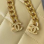 Kitlife Chanel Flap Light Yellow Bag - AS3114 - 21×14.5×5cm - 2