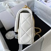 Kitlife Chanel Flap White Bag - AS3114 - 21×14.5×5cm - 6