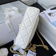 Kitlife Chanel Flap White Bag - AS3114 - 21×14.5×5cm - 4