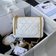 Kitlife Chanel Flap White Bag - AS3114 - 21×14.5×5cm - 2