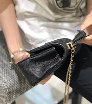 Kitlife Chanel CF Handle Caviar Black Flap Bag 14K Hardware - 13x20x9cm - 2