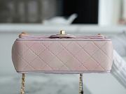 Kitlife Chanel CF Handle Gradient Powder Flap Bag 14K Hardware - 13x20x9cm - 2