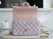 Kitlife Chanel CF Handle Gradient Powder Flap Bag 14K Hardware - 13x20x9cm - 6