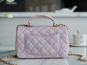 Kitlife Chanel CF Handle Gradient Powder Flap Bag 14K Hardware - 13x20x9cm - 5