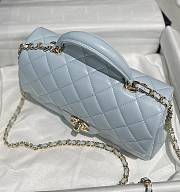 Kitlife Chanel CF Handle Light Blue Flap Bag - 13x20x9cm - 2