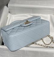 Kitlife Chanel CF Handle Light Blue Flap Bag - 13x20x9cm - 3