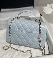 Kitlife Chanel CF Handle Light Blue Flap Bag - 13x20x9cm - 4