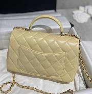 Kitlife Chanel CF Handle Light Yellow Flap Bag - 13x20x9cm - 6