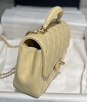 Kitlife Chanel CF Handle Light Yellow Flap Bag - 13x20x9cm - 2