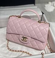 Kitlife Chanel CF Handle Light Pink Flap Bag - 13x20x9cm - 1