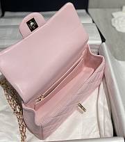 Kitlife Chanel CF Handle Light Pink Flap Bag - 13x20x9cm - 5