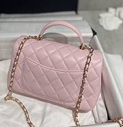 Kitlife Chanel CF Handle Light Pink Flap Bag - 13x20x9cm - 2
